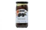 Black natural sun dried olives 370ml jar